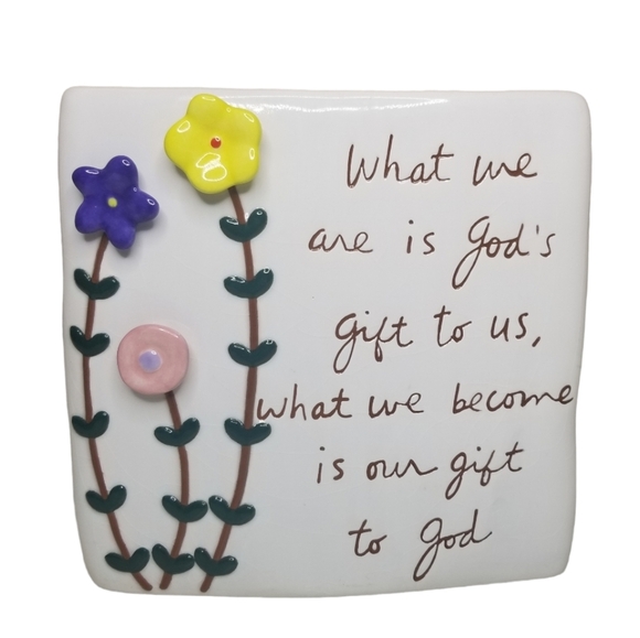 Sandra Magsamen Collection by Department 56 Floral Vase 7"x 7" - Picture 1 of 11